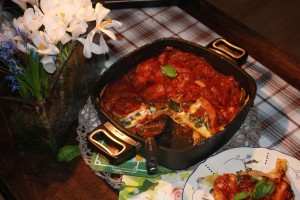 Spinatlasagne -Vegetarisch